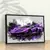 Quadro Sala Supercarro Roxo Splash - Quadros Decorativos Podium - A Maior Marca De Quadros Decorativos do Brasil 