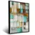 Quadro Sala Abstrato Turquesa Gold - Quadros Decorativos Podium - A Maior Marca De Quadros Decorativos do Brasil 