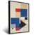 Quadro Sala Abstrato Geométrico Azul - comprar online