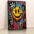 Quadro Sala Smiley Street Art Neon - Quadros Decorativos Podium - A Maior Marca De Quadros Decorativos do Brasil 