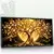 Quadro Sala Árvore Gold Coração - Quadros Decorativos Podium - A Maior Marca De Quadros Decorativos do Brasil 