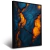 Quadro Abstrato Madeira Ouro Gold Snaf - Quadros Decorativos Podium - A Maior Marca De Quadros Decorativos do Brasil 