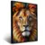 Quadro Sala Leão Pintura Colorida - Quadros Decorativos Podium - A Maior Marca De Quadros Decorativos do Brasil 