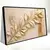 Quadro Sala Folhas 3D Gold Luxo - Quadros Decorativos Podium - A Maior Marca De Quadros Decorativos do Brasil 