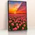 Quadro Sala Campo de Tulipas Sunset - Quadros Decorativos Podium - A Maior Marca De Quadros Decorativos do Brasil 