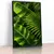 Quadro Sala Folhagem Tropical Verde - Quadros Decorativos Podium - A Maior Marca De Quadros Decorativos do Brasil 