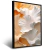 Quadro Flor Branca Laranja