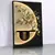 Quadro Sala Lavabo Lua Botânica Gold - Quadros Decorativos Podium - A Maior Marca De Quadros Decorativos do Brasil 