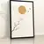 Quadro Sala Sol Dourado Minimalista