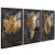 Quadro Trio golden black