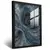 Quadro Sala Abstrato Espiral Azul na internet