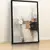 Quadro Sala Abstrato Bege e Preto