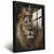 Quadro Sala Leão Rei Luxo Gold - comprar online