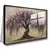Quadro Sala Árvore Glicínia Roxa