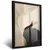 Quadro Sala Abstrato Nude Black