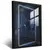 Quadro Sala Escritório Mãos Neon Azul na internet