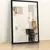 Quadro Sala Abstrato Bege e Preto