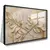 Quadro Sala Folhas Luxo Gold