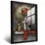 Quadro Sala Jazz Sax Lady Vintage