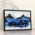 Quadro Sala Carro Esportivo Blue Art