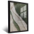 Quadro Verde Com Branco Abstrato - comprar online