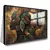 Quadro Sala Rostos Afro Abstrato