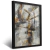 Quadro Sala Moinho Abstrato Dourado