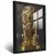 Quadro Sala Leão Gold Luxo - comprar online
