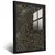 Quadro Sala Textura Gold Preto