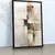Quadro Sala Abstrato Bege e Marrom