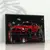 Quadro Sala Garagem Mustang Red Dark