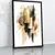 Quadro Sala Abstrato Preto Gold