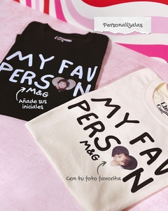 Boyfriend/Girlfriend My Fav Person T-Shirts #4 - Linea Continua