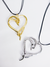 ADELANTO SS25 - COLLAR CORAZON NUDO METAL RODINADO