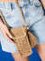 ADELANTO SS25 - PHONE BAG RAFIA