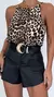 Musculosa animal print