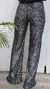 PANTALÓN PAILLETE NEGRO CON PLATA en internet
