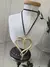 ADELANTO SS25 - COLLAR CORAZON NUDO METAL RODINADO - tienda online