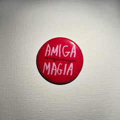 amiga é magia (trio de bottons) na internet