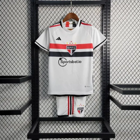 Kit Infantil São Paulo 23/24 Adidas - Branco