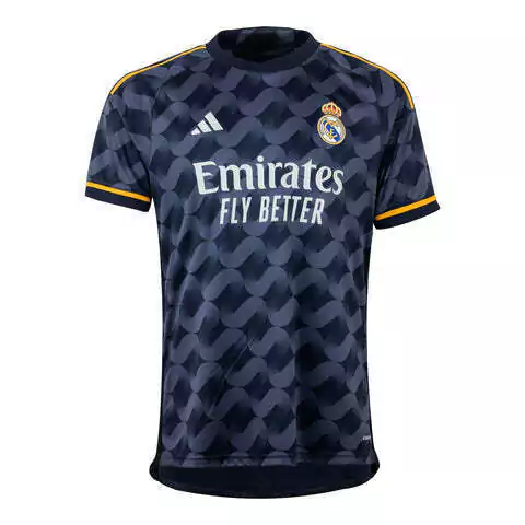 Camisa Real Madrid Away 23/24 Torcedor Adidas Masculina - Preta