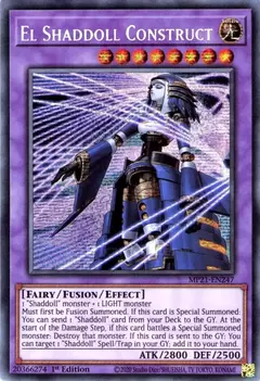 El Shaddoll Construct Alternative Art Yugioh Tcg - comprar en línea