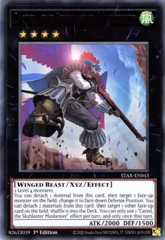 Castel the Skyblaster Musketeer Yugioh Tcg - comprar en línea