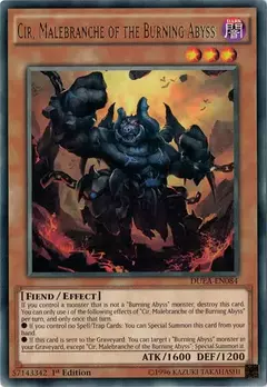 Cir Malebranche of the Burning Abyss Yugioh Tcg - comprar en línea