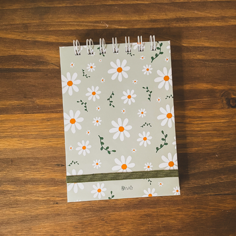 Bloco de notas Campo de margaridas