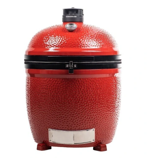 Kamado Joe Big Joe III Parrilla Cerámica 24" Roja + Ahumador