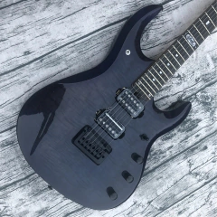 Guitarra Music JP6 John Petrucci Translucid Flamed Black Replica Chinesa - Guitarras Chinesas Instrumentos Musicais e Acessórios