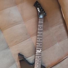 Pronta Entrega - Guitarra Canhota ESP Snakebyte James Hetfield Signature Black Replica Chinesa - Guitarras Chinesas Instrumentos Musicais e Acessórios