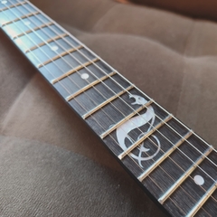Imagem do Pronta Entrega - Guitarra Canhota ESP Snakebyte James Hetfield Signature Black Replica Chinesa