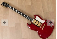 Guitarra Elétrica SG Custom Shop Cherry Red 3 Pickups Replica Chinesa na internet
